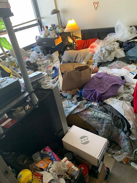 Hoarding cleanup in Indy